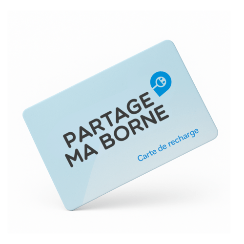 Carte de recharge en itinérance Partage Ma Borne